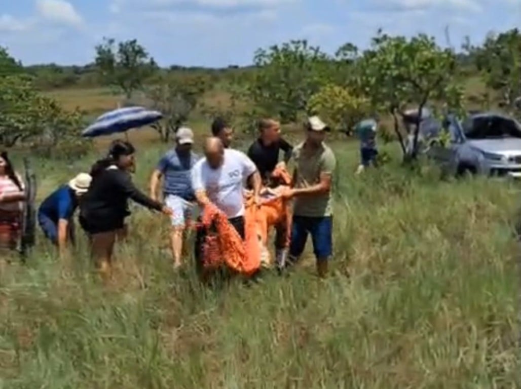 No momento do socorro, vítima apresentava sinais vitais fracos. (Foto: Reprodução)