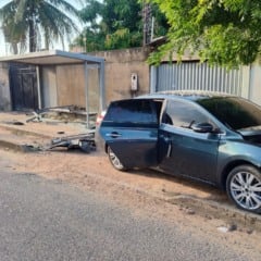 A vítima conduzia um veículo modelo Sentra, de cor preta (Foto: Wenderson Cabral/FolhaBV)