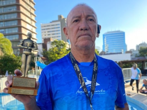 Antônio da Silva disputará cinco provas na competição. (Foto: ASCOM/Aquática Marinho)