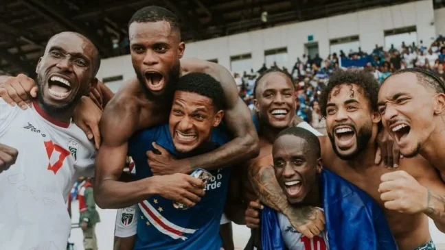 Cabo Verde consegue classificação inédita para Copa do Mundo. (Foto: Reprodução/Instagram/@wsemedo7)