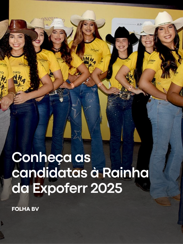 Candidatas à Rainha da Expoferr 2025