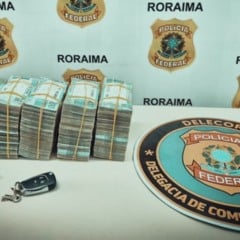 Montante de R$ 510 mil em espécie apreendido pela PF