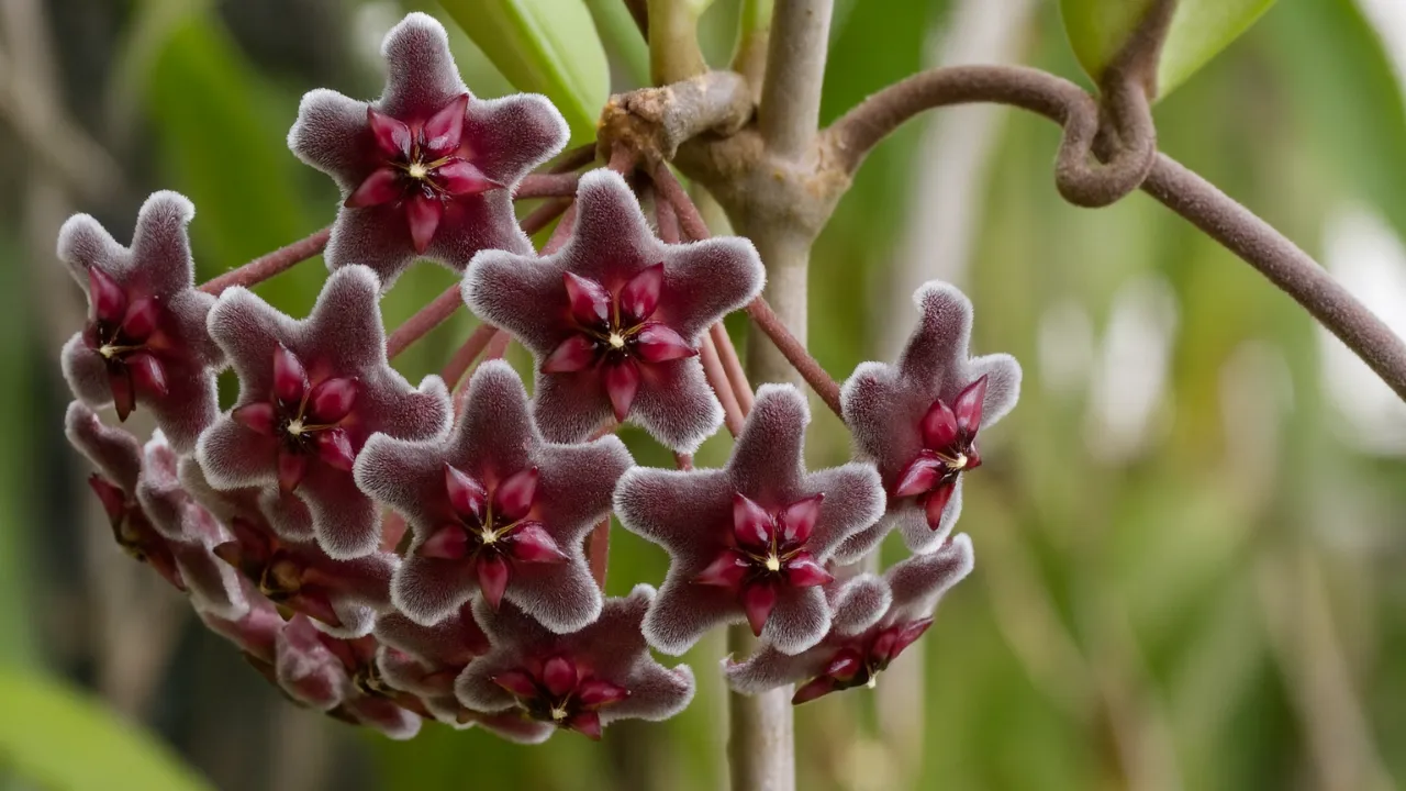 flor-de-cera negra