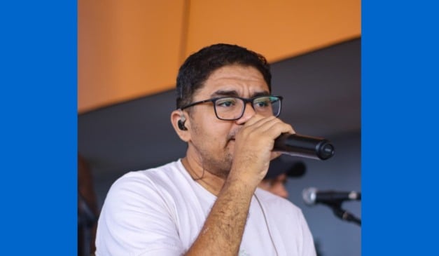 Jeanderson dos Anjos, é um dos vocalistas da banda Ousadia na Pegada. (Foto: Divulgação)