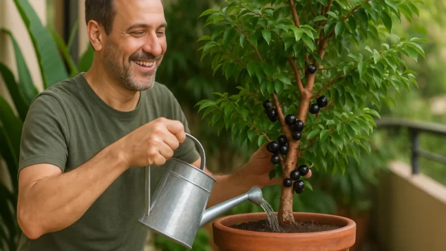 jabuticaba em vaso