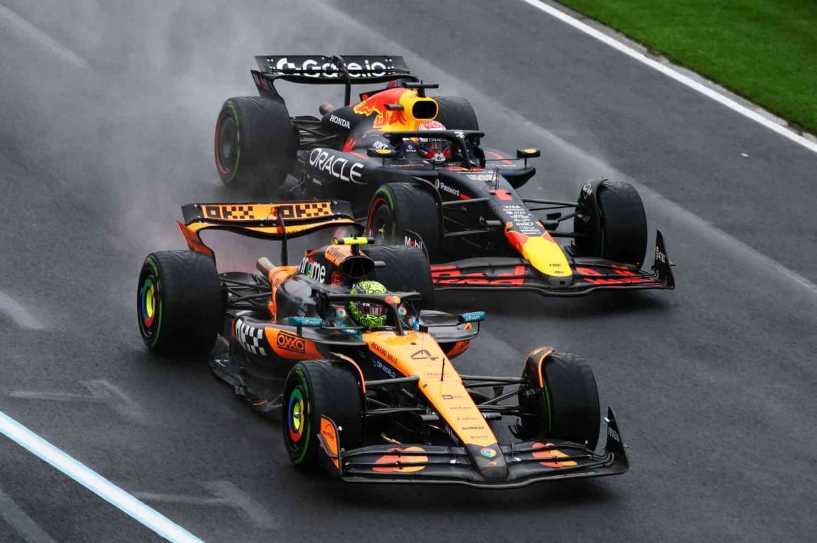 McLaren e Red Bull, rivalidade promete marcar o final da temporada 2025. (Foto: Reprodução).