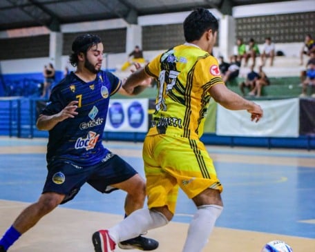Constelação e Buriti empatam em 4 a 4 o primeiro jogo da decisão do roraimense de futsal. (Foto: BV Esportes)