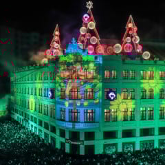 Natal do Palácio Avenida é atração em Curitiba
(Foto: José Fernando Ogura - Prefeitura Municipal de Curitiba)
