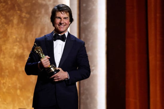 Tom Cruise leva primeiro Oscar da carreira (Foto: Reprodução)