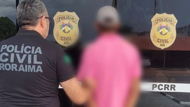 Eletricista foi conduzido ao 2º DP para os procedimentos legais e encaminhado ao sistema prisional. (Foto: Divulgação/PCRR)