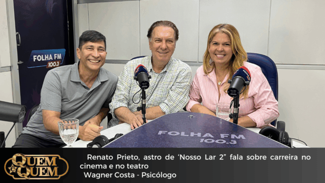 Renato Prieto, astro de ‘Nosso Lar 2” fala sobre carreira no cinema e no teatro