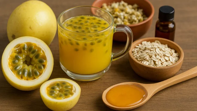 3 combinações com maracujá que acalmam a mente e melhoram o sono