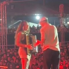 Anúncio foi feito após Anne cantar a música Aquelas Coisas ao lado de João. Foto: reprodução/redes sociais