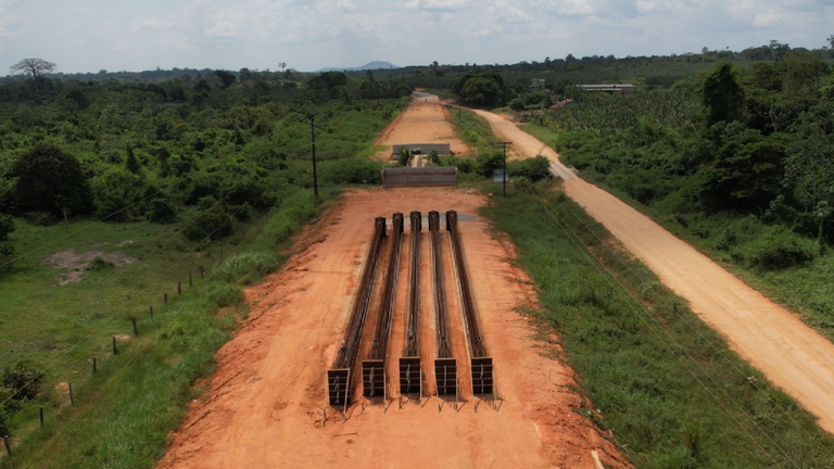Os trabalhos alcançam trechos que conectam Caroebe, São João da Baliza e São Luiz do Anauá. (Foto: Divulgação/DNIT)
