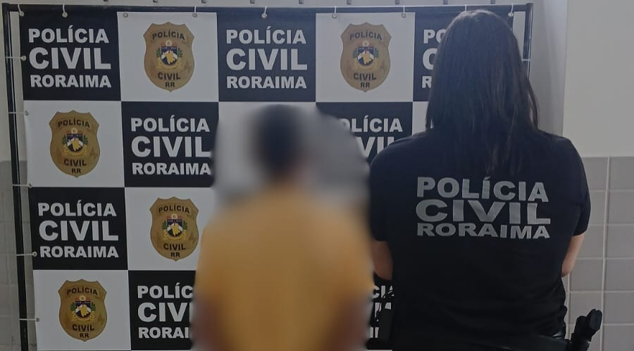 Após os procedimentos, o suspeito foi encaminhado para audiência de custódia. (Foto: Divulgação/PCRR)