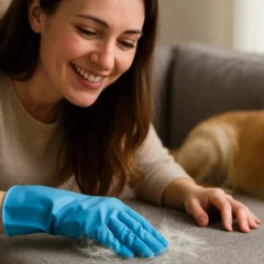 A técnica simples que remove pelos de animais dos tecidos em segundos