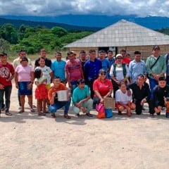 Ação do Dsei Leste na comunidade indígena Mapaé, localizada na região Ingarikó, em Uiramutã