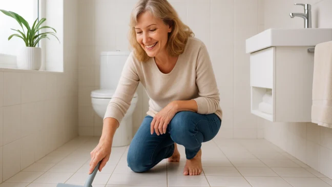 Banheiro com piso sempre úmido pode estar travando sua saúde emocional