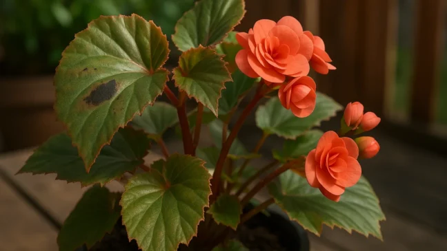 Begônia como proteger as folhas contra pragas e evitar manchas escuras