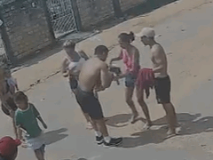 Momento foi registrado por câmeras de segurança - Foto: Reprodução