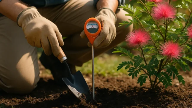 Como ajustar o pH do solo para que a Caliandra floresça com mais força