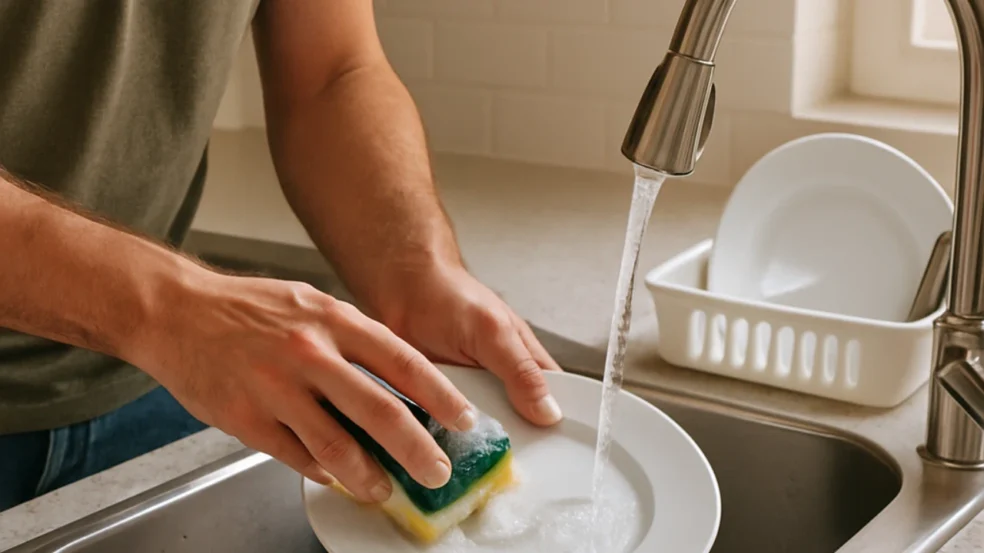 Como evitar desperdício de água corrigindo 5 erros ao lavar louça