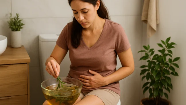 Como fazer banho de assento com ervas calmantes e aliviar desconfortos íntimos