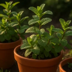 Como proteger sua hortelã em vasos de lesmas e ervas daninhas e colher o ano todo