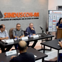 Dados foram apresentados em divulgação do 9º Censo Imobiliário, pelo Sinduscon-RR em parceria com a Brain Inteligência Estratégica. Foto: Wenderson Cabral/FolhaBV