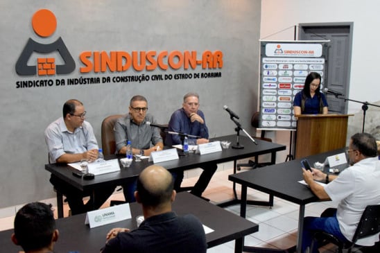 Dados foram apresentados em divulgação do 9º Censo Imobiliário, pelo Sinduscon-RR em parceria com a Brain Inteligência Estratégica. Foto: Wenderson Cabral/FolhaBV