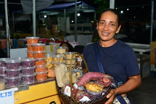 Raquel Feitosa, produtora rural de Rorainópolis e integrante do grupo “Semeando o Futuro”. (Foto: Nilzete Franco/FolhaBV).