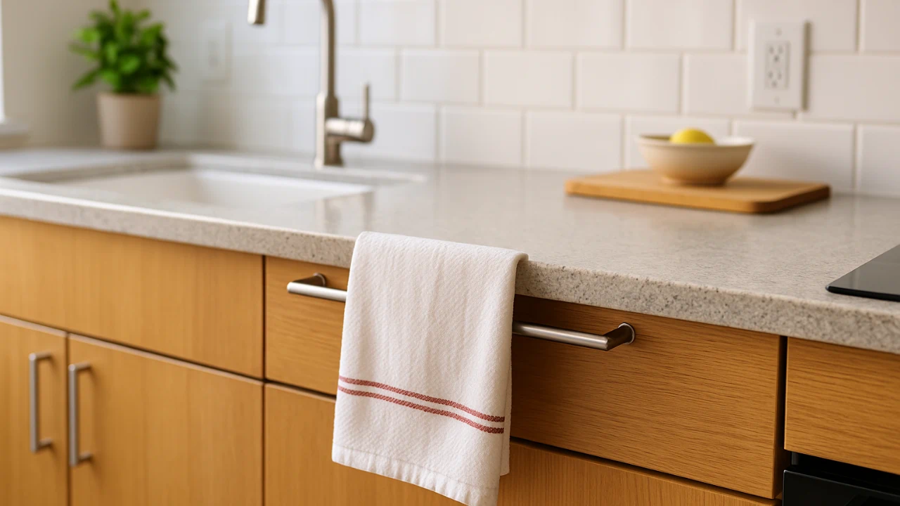 Descubra por que você nunca deve deixar panos de prato secando na pia