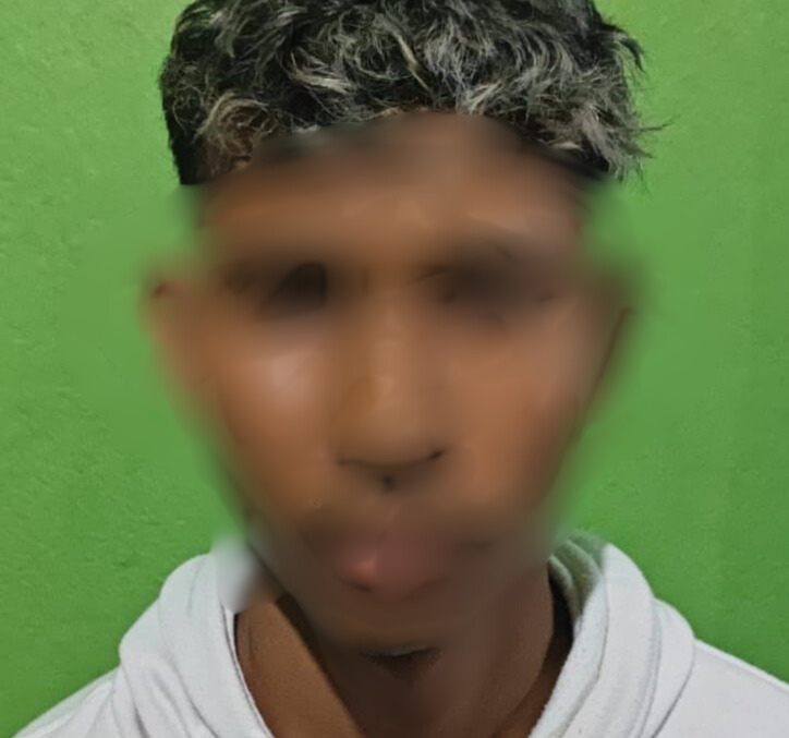 P.C.S, de 23 anos já tem passagem por tráfico de drogas. (Foto: Divulgação). P.C.S, de 23 anos já tem passagem por tráfico de drogas. (Foto: Divulgação).