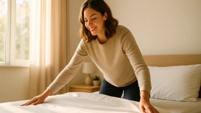 Essa forma de arrumar a cama pela manhã interfere no seu foco diário
