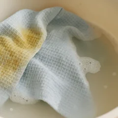 Essa receita caseira clareia pano de prato encardido em apenas 10 minutos