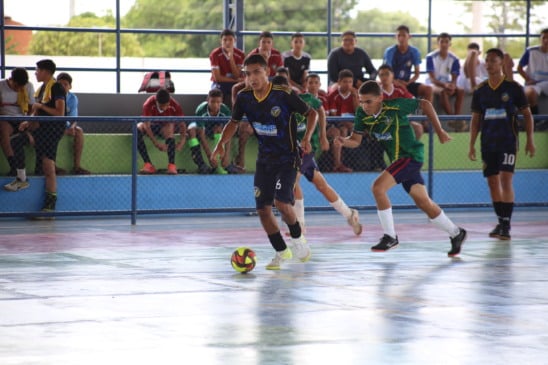 Festival de Futsal movimenta estudantes dos Colégios Estaduais Militares em Roraima. (Foto: Elksandra Gonçalves/Ascom/Seed) 