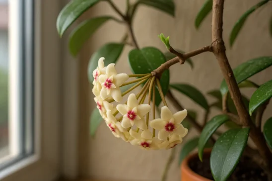 Flor-de-cera como podar após a floração e garantir novos cachos pendentes