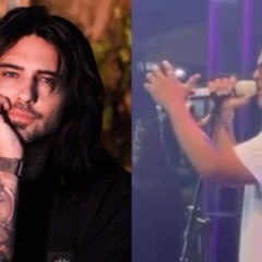 Guilherme de Sá, ex-vocalista do Rosa de Saron; Anderson Barbosa da Silva, campeão do Festmur 2025 (Fotos: Divulgação/Reprodução)