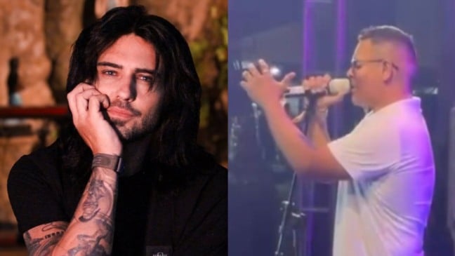 Guilherme de Sá, ex-vocalista do Rosa de Saron; Anderson Barbosa da Silva, campeão do Festmur 2025 (Fotos: Divulgação/Reprodução)