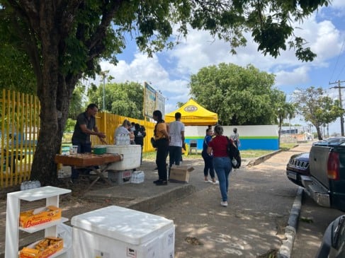 Aplicação marcou o primeiro dia do exame neste domingo (9). (Foto: Aysha Baydoun)