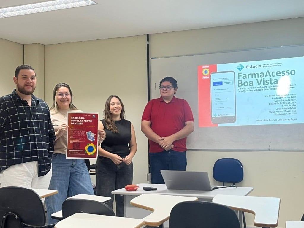 O conteúdo disponível inclui endereços, contatos e informações que podem ajudar na confirmação de estoque. (Foto: Divulgação/Estácio)