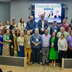 Membros do Fórum Judaico-Cristão de Roraima durante posse da nova diretoria