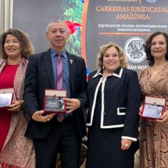 Presidente e vice-presidente da OAB-RR são homenageados na abertura do IV Encontro da ABMCJ Região Norte