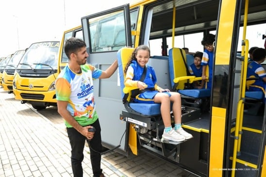 A nova frota representa conforto e segurança para mais de 3 mil alunos da cidade