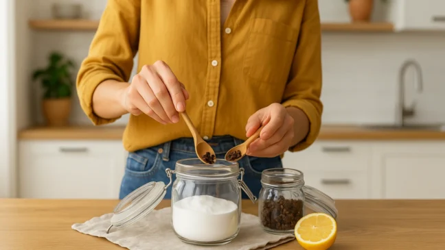 Mistura com bicarbonato e cravo limpa, perfuma e energiza a casa