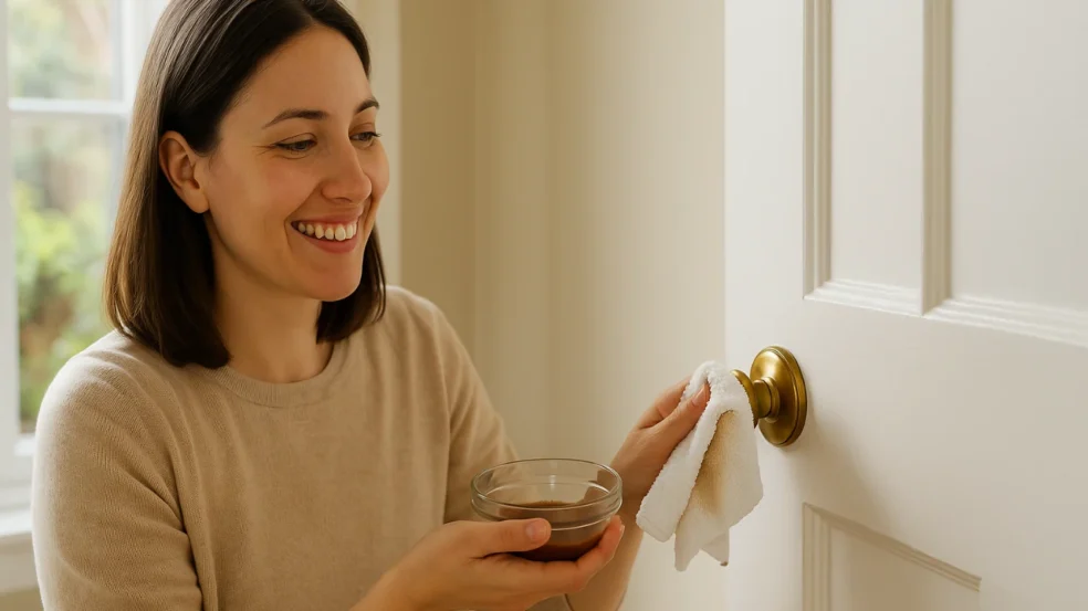 Misture canela e água morna e passe nas maçanetas para abrir o astral da casa Misture canela e água morna e passe nas maçanetas para abrir o astral da casa