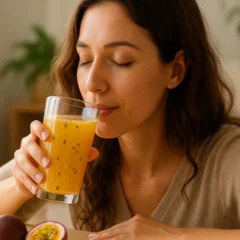 O poder calmante do maracujá mais do que um suco