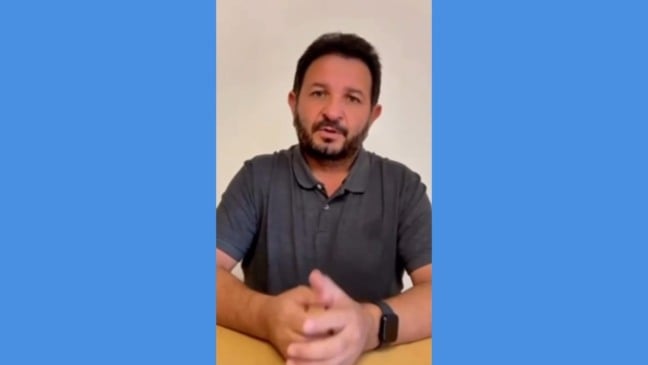 O prefeito de Alto Alegre, Wagner Nunes, divulgou vídeo sobre cancelamento do Forró Alegre (Foto: Reprodução)