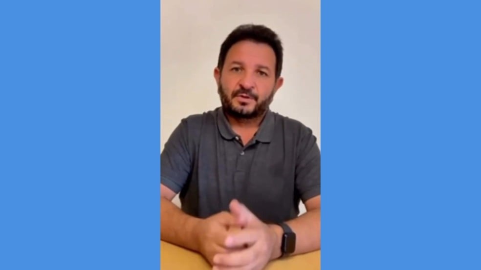 O prefeito de Alto Alegre, Wagner Nunes, divulgou vídeo sobre cancelamento do Forró Alegre (Foto: Reprodução)