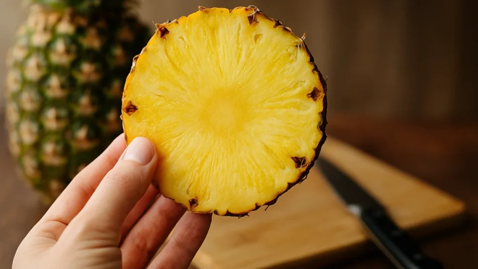 O segredo das vovós para desinchar com apenas uma rodela de abacaxi O segredo das vovós para desinchar com apenas uma rodela de abacaxi